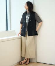 PZLHF73250 GEORGES RECH(ジョルジュ・レッシュ) [追加]シャンブレーガウチョパンツ ネイビー