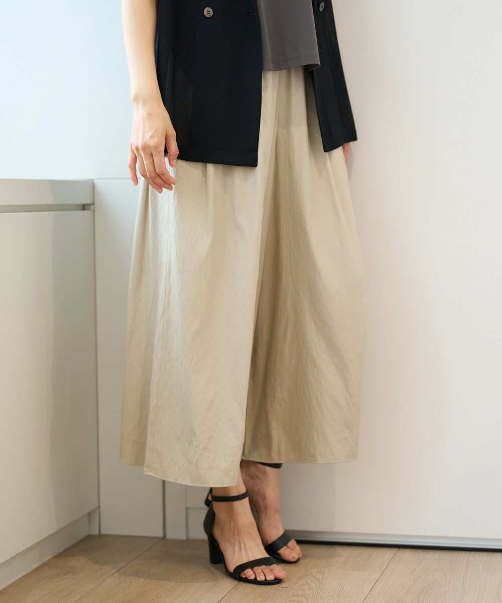 PZLHF73250 GEORGES RECH(ジョルジュ・レッシュ) [追加]シャンブレーガウチョパンツ ベージュ