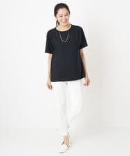 PZLHT09210 GEORGES RECH(ジョルジュ・レッシュ) [接触冷感/速乾/日本製]スリムテーパードセンタープレスパンツ ラベンダー