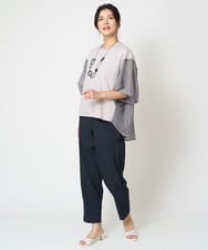 PZLHW12270 GEORGES RECH(ジョルジュ・レッシュ)  [日本製]シャンブレーツイルパンツ ライトグレー
