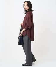 PZLJB40290 GEORGES RECH(ジョルジュ・レッシュ)  [セットアップ対応]バレルワイドブラックデニムパンツ ブラック