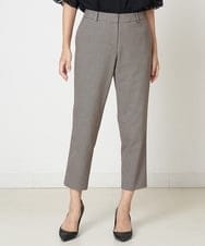 PZLJP35210 GEORGES RECH(ジョルジュ・レッシュ) 千鳥柄テーパードパンツ ブラウン