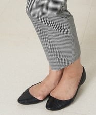 PZLJP35210 GEORGES RECH(ジョルジュ・レッシュ) 千鳥柄テーパードパンツ ブラック