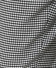 PZLJP35210 GEORGES RECH(ジョルジュ・レッシュ) 千鳥柄テーパードパンツ ブラック