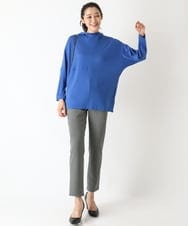 PZLJQ45210 GEORGES RECH(ジョルジュ・レッシュ) 【美脚】チェックスティックパンツ ブラック