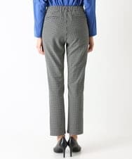 PZLJQ45210 GEORGES RECH(ジョルジュ・レッシュ) 【美脚】チェックスティックパンツ ブラック