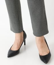 PZLJQ45210 GEORGES RECH(ジョルジュ・レッシュ) 【美脚】チェックスティックパンツ ブラック