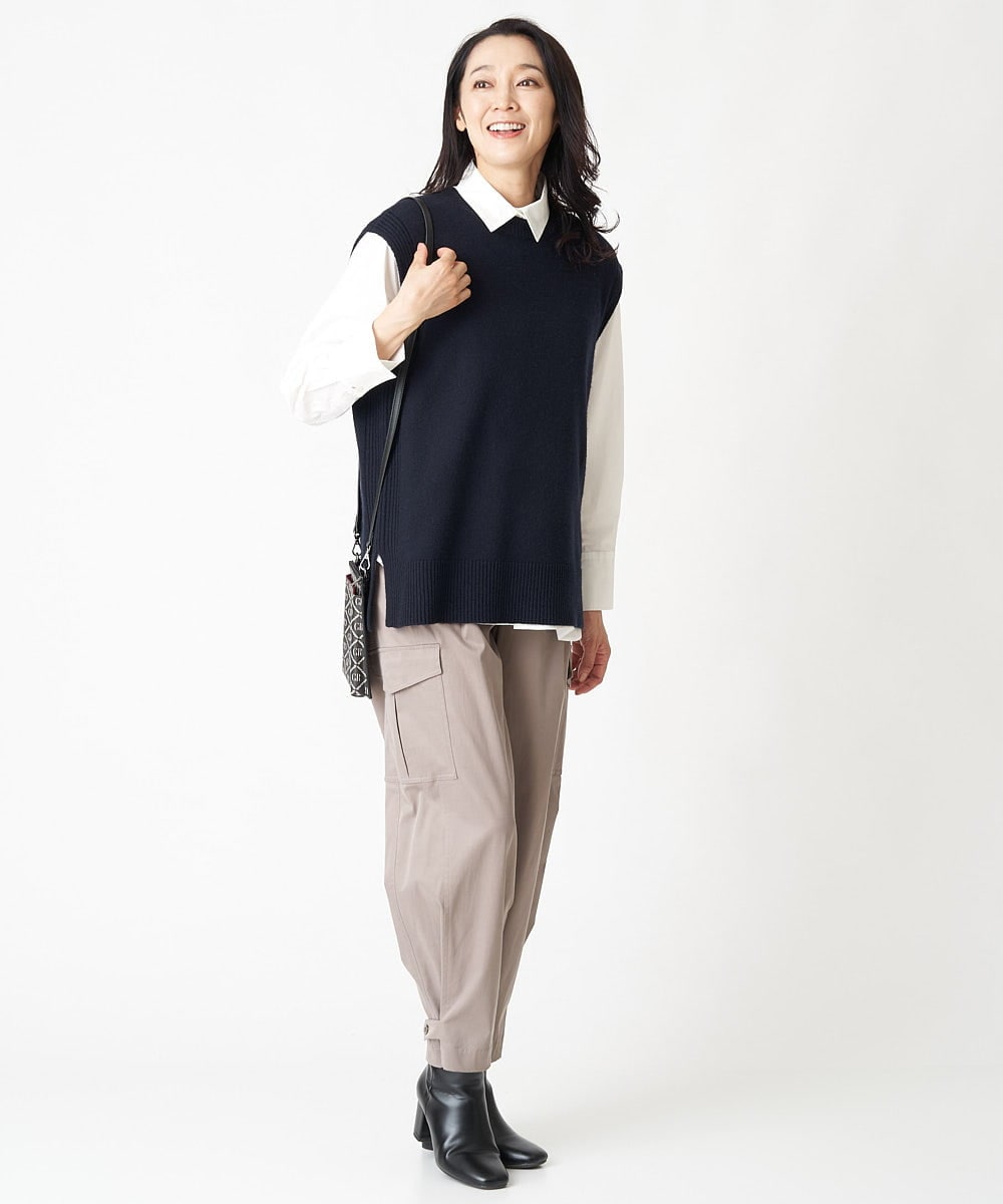 PZLJS40290 GEORGES RECH(ジョルジュ・レッシュ) 2WAYカーゴパンツ ベージュ