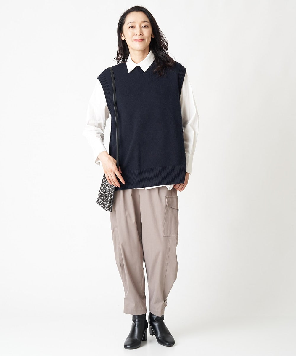 PZLJS40290 GEORGES RECH(ジョルジュ・レッシュ) 2WAYカーゴパンツ ベージュ