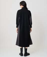 PZPAD01390 GEORGES RECH(ジョルジュ・レッシュ) ダンボールタフタドッキングワンピース ブラック