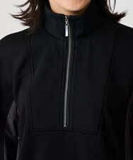 PZPAD01390 GEORGES RECH(ジョルジュ・レッシュ) ダンボールタフタドッキングワンピース ブラック