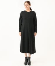 PZPAG42390 GEORGES RECH(ジョルジュ・レッシュ) ジャージーAラインワンピース グレー