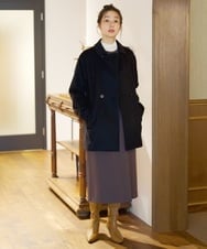 PZPAG42390 GEORGES RECH(ジョルジュ・レッシュ) ジャージーAラインワンピース グレー
