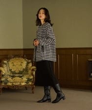 PZPAG42390 GEORGES RECH(ジョルジュ・レッシュ) ジャージーAラインワンピース グレー