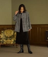 PZPAG42390 GEORGES RECH(ジョルジュ・レッシュ) ジャージーAラインワンピース グレー
