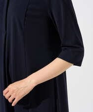 PZPGD11330 GEORGES RECH(ジョルジュ・レッシュ) ドライタッチジャージーフレアワンピース ネイビー