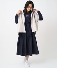 PZPJB44290 GEORGES RECH(ジョルジュ・レッシュ) ジャージータフタコンビワンピース オレンジ