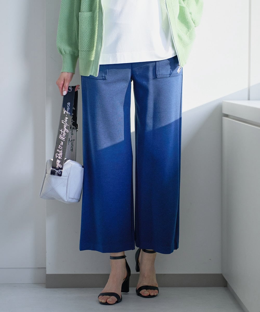 PZQAC74210 GEORGES RECH(ジョルジュ・レッシュ)  [日本製]デュアルウォームロングパンツ ネイビー