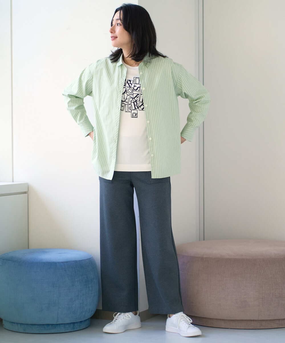 PZQAC74210 GEORGES RECH(ジョルジュ・レッシュ)  [日本製]デュアルウォームロングパンツ ブラック