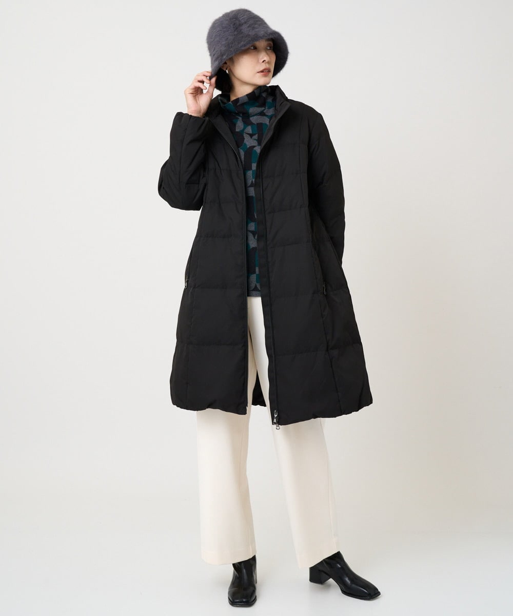 PZQAD39190 GEORGES RECH(ジョルジュ・レッシュ)  [日本製]ウーリッチ両面起毛ストレートパンツ グレー系(千鳥柄)
