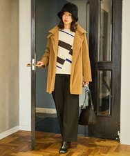 PZQAD39190 GEORGES RECH(ジョルジュ・レッシュ)  [日本製]ウーリッチ両面起毛ストレートパンツ グレー系(千鳥柄)