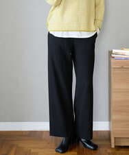 PZQAD39190 GEORGES RECH(ジョルジュ・レッシュ)  [日本製]ウーリッチ両面起毛ストレートパンツ ブラック