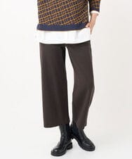 PZQAF73210 GEORGES RECH(ジョルジュ・レッシュ) [日本製]デュアルウォームガウチョパンツ ブラウン
