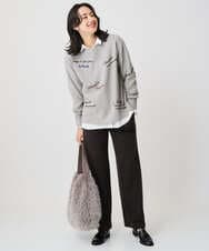 PZQAF74220 GEORGES RECH(ジョルジュ・レッシュ) [日本製]デュアルウォームロングパンツ ブラック