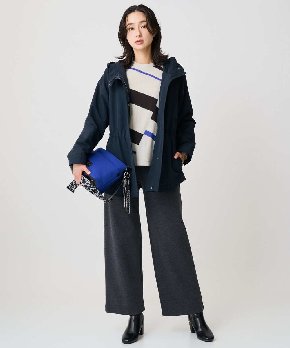 PZQAF74220 GEORGES RECH(ジョルジュ・レッシュ) [日本製]デュアルウォームロングパンツ ブラック