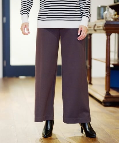 PZQAG42240 GEORGES RECH [セットアップ対応]ジャージーワイドパンツ