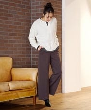 PZQAG42240 GEORGES RECH(ジョルジュ・レッシュ)  [セットアップ対応]ジャージーワイドパンツ グレー