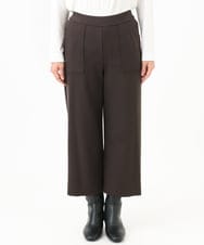 PZQAI73210 GEORGES RECH(ジョルジュ・レッシュ)  [日本製]デュアルウォームガウチョパンツ ブラウン