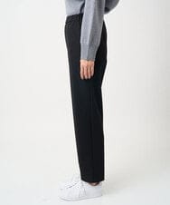 PZQCF64210 GEORGES RECH(ジョルジュ・レッシュ)  [日本製]トリコット裏起毛テーパードパンツ ブラック