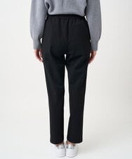 PZQCF64210 GEORGES RECH(ジョルジュ・レッシュ)  [日本製]トリコット裏起毛テーパードパンツ ブラック