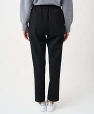 PZQCF64210 GEORGES RECH(ジョルジュ・レッシュ)  [日本製]トリコット裏起毛テーパードパンツ ブラック