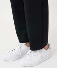 PZQCF64210 GEORGES RECH(ジョルジュ・レッシュ)  [日本製]トリコット裏起毛テーパードパンツ ブラック