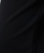 PZQCF64210 GEORGES RECH(ジョルジュ・レッシュ)  [日本製]トリコット裏起毛テーパードパンツ ブラック