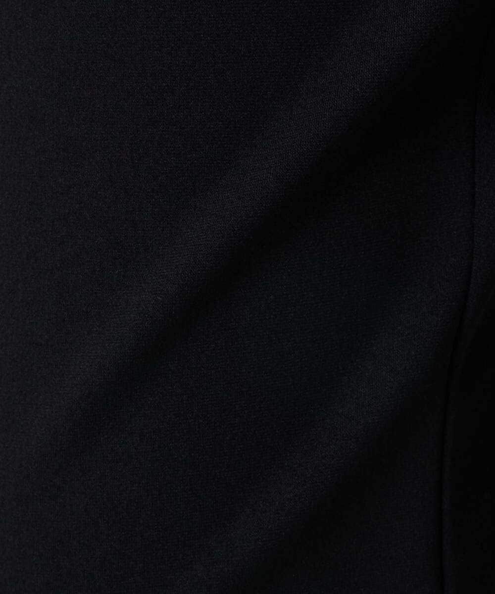 PZQCF64210 GEORGES RECH(ジョルジュ・レッシュ)  [日本製]トリコット裏起毛テーパードパンツ ブラック