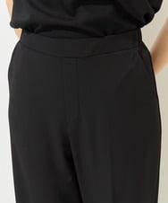 PZQGA50190 GEORGES RECH(ジョルジュ・レッシュ)  [日本製/UVカット/吸水速乾]サーラドライワイドストレートパンツ ブラック