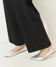 PZQGA50190 GEORGES RECH(ジョルジュ・レッシュ)  [日本製/UVカット/吸水速乾]サーラドライワイドストレートパンツ ブラック
