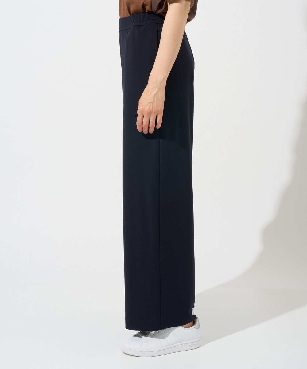 PZQGD11210 GEORGES RECH(ジョルジュ・レッシュ)  [セットアップ対応]ドライタッチジャージーワイドストレートパンツ ネイビー