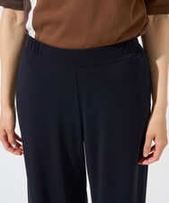 PZQGD11210 GEORGES RECH(ジョルジュ・レッシュ)  [セットアップ対応]ドライタッチジャージーワイドストレートパンツ ネイビー