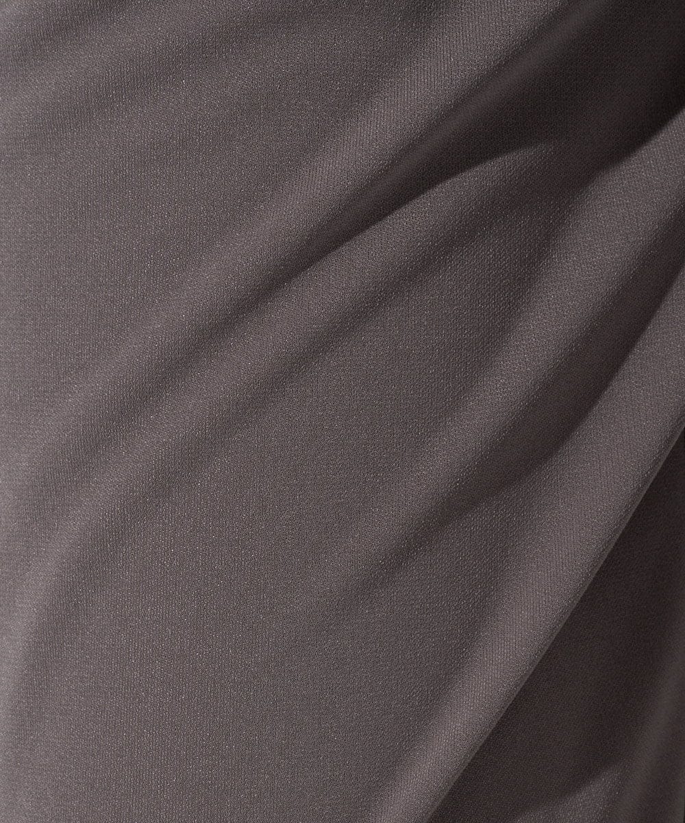 PZQGD11210 GEORGES RECH(ジョルジュ・レッシュ)  [セットアップ対応]ドライタッチジャージーワイドストレートパンツ ネイビー