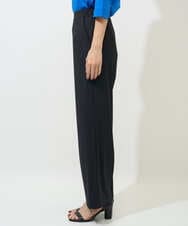 PZQGF55190 GEORGES RECH(ジョルジュ・レッシュ) [日本製/多機能素材]ジャージーストレートパンツ ブラック