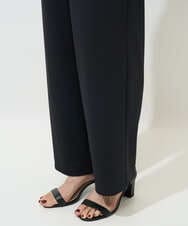 PZQGF55190 GEORGES RECH(ジョルジュ・レッシュ) [日本製/多機能素材]ジャージーストレートパンツ ブラック