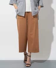 PZQGF85190 GEORGES RECH(ジョルジュ・レッシュ) [日本製/多機能素材]ジャージーガウチョパンツ オレンジ