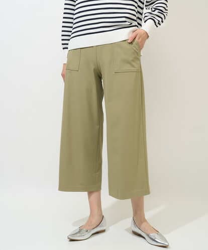 PZQGF85190  [日本製/多機能素材]ジャージーガウチョパンツ