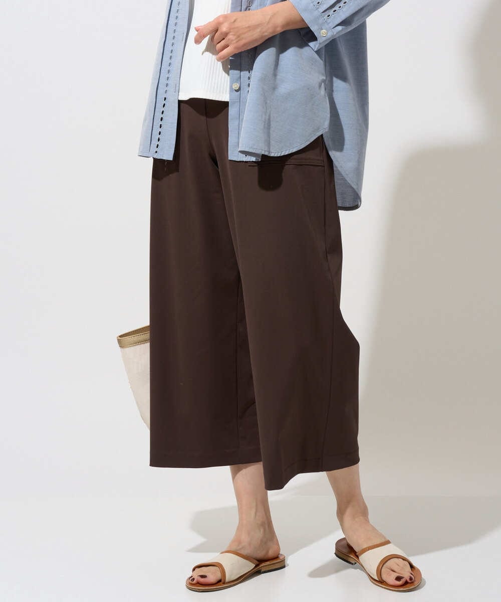 PZQGF85190 GEORGES RECH [日本製/多機能素材]ジャージーガウチョパンツ