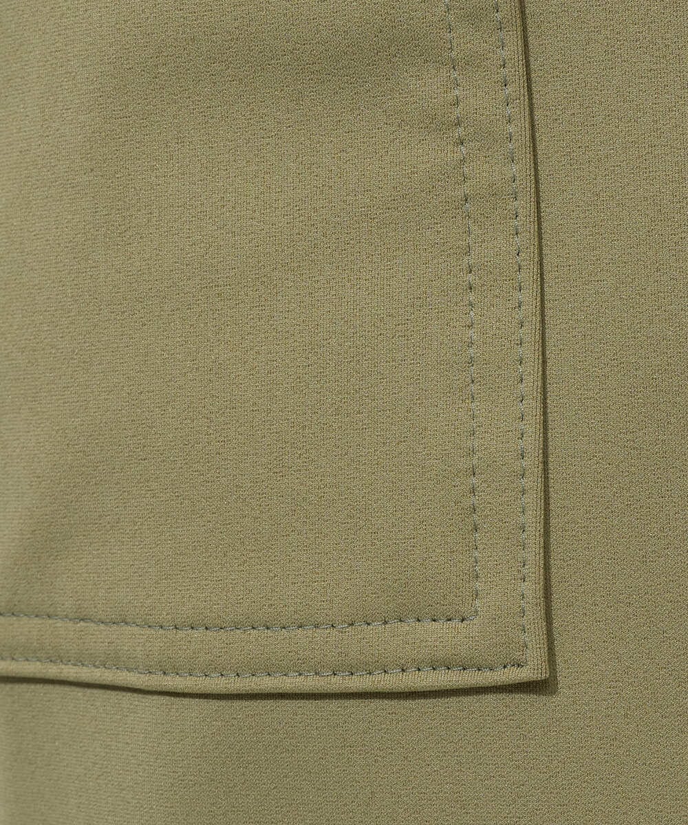 PZQGF85190 GEORGES RECH(ジョルジュ・レッシュ) [日本製/多機能素材]ジャージーガウチョパンツ ライトグレー