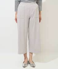 PZQGF85190 GEORGES RECH(ジョルジュ・レッシュ) [日本製/多機能素材]ジャージーガウチョパンツ ライトグレー